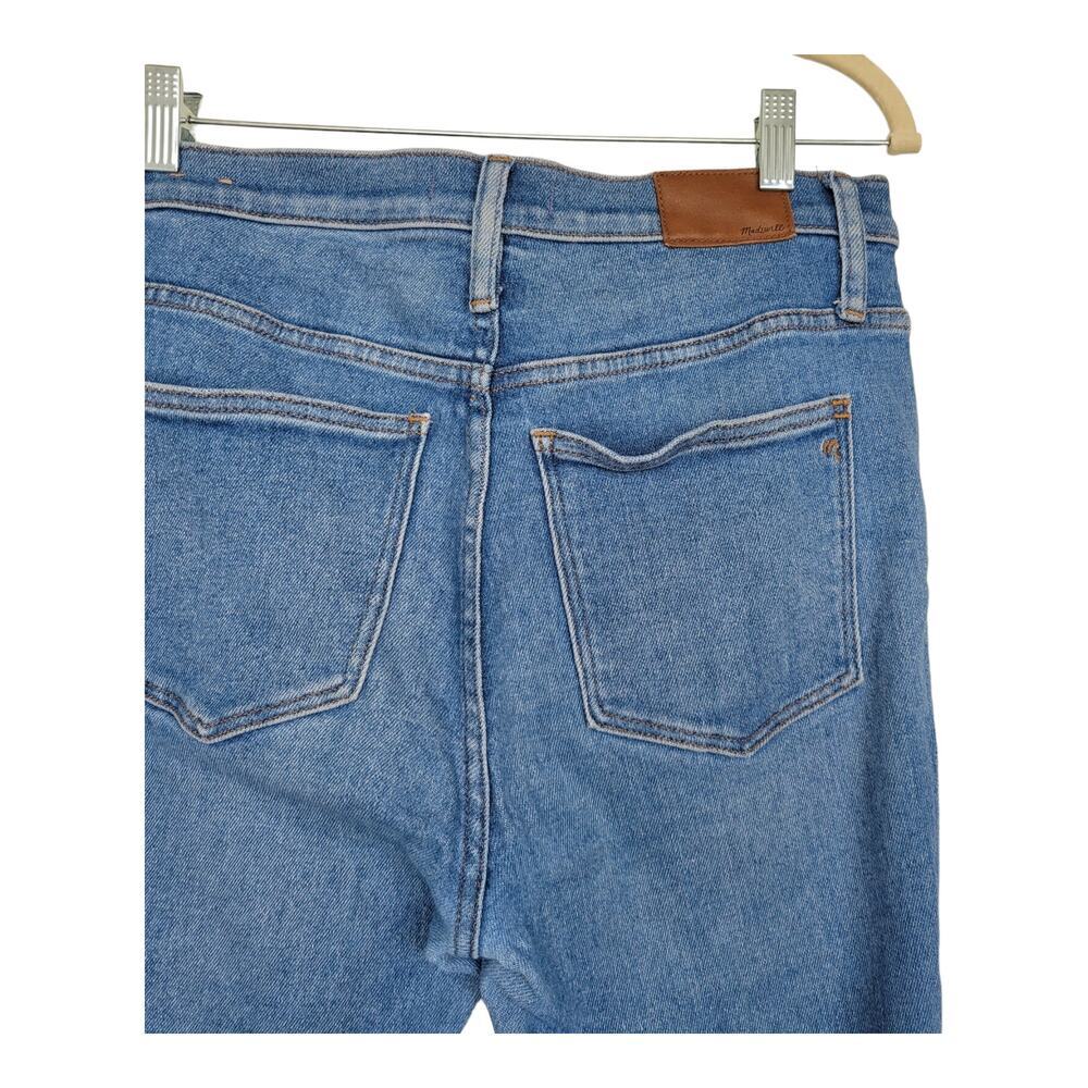 Madewell 10" High-Rise Skinny Crop Denim Jeans Sheffield Wash Women Sz 28 - Picture 5 of 9